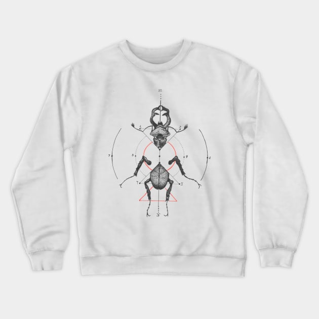 Ancient Scarab Crewneck Sweatshirt by negativepizza